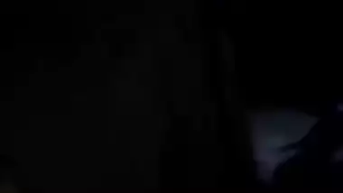 Desi charmer gives a XXX blowjob to her Dehati lover in the dark