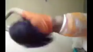 Indian village bhabhi hot dance front of devar