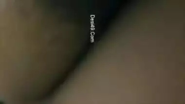 Desi chick takes the camera in hand and films her XXX breasts and cunt
