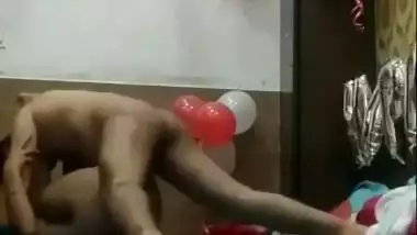 Desi cute girl birthday celebrate and hardcore fucking with lover in room