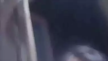 Cute smiling face girl naked on video call to lover