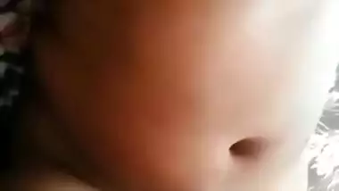 Man XXX records his hot Desi wife nude and teases her hairy cunt
