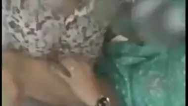 Moment cheating Desi wife is caught romping with local guy in the back of her car outdoor