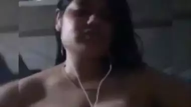 Sexy Girl Playing With Her BigBoobs