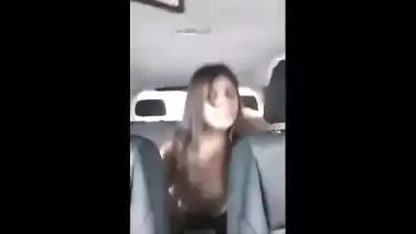 NRI college whore enjoys a lengthy drive and bonks her lover in his car