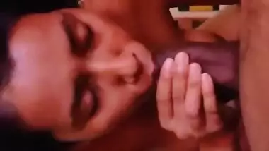 Hot Desi chick sucking dick of her teammate on cam