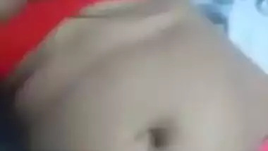 Watching porn makes the man horny and he begins to touch Desi wife