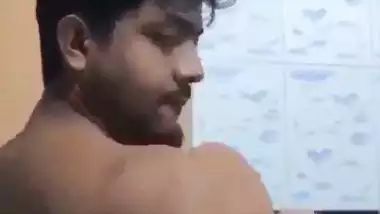 Pervert enjoys bathroom sex with his big boob GF