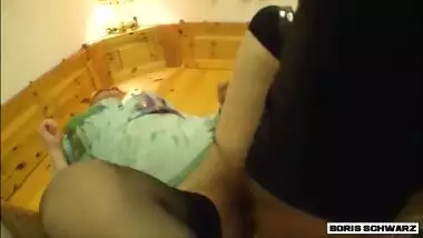 BORIS SCHWARZ: Swiss Granny eager to get a young cock for her holes