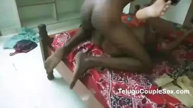 Telugu Couple Having Midnight Hot Indian Sex With Desi Village Bhabhi In Full Hindi