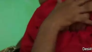 Sexy Desi XXX wife ties husband to the bed and has sex with another man