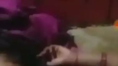 Desi chick has pussy satisfies by XXX lover in close-up MMS footage