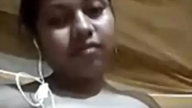 Big-boobied Desi girl with plump lips is always open to porn videos